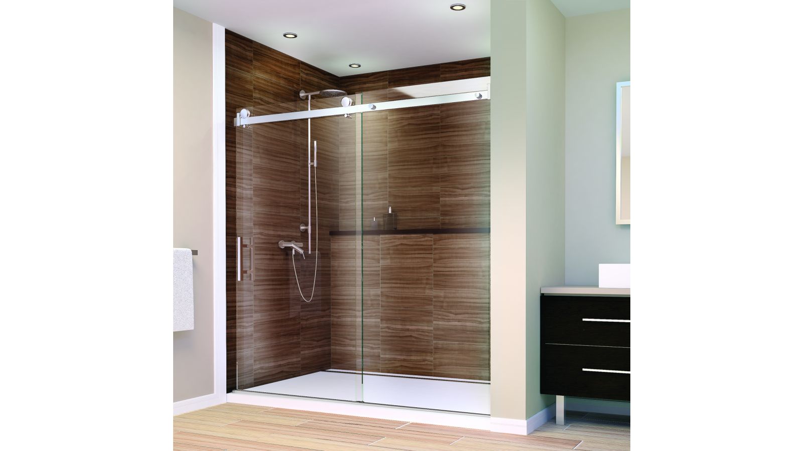 ACERO Series frameless shower enclosure